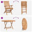 Solid Wood Patio Dining Set Table,