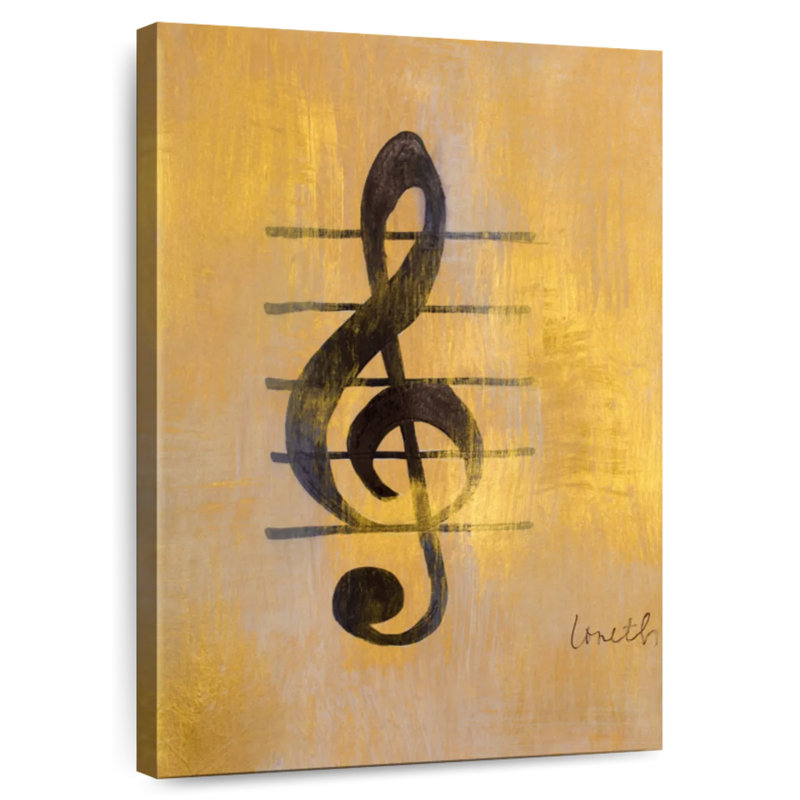 Abarca Treble Clef, 30" H x 20" W