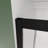 Semi-Frameless Pivot Hinged Glass Shower Door 32-36 in. W x 72 in. H,1/4" (6mm) Tempered Glass, Matte Black Finish, Reversible Glass Shower Door