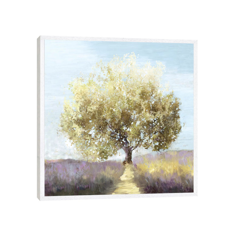 Province by Allison Pearce - Painting on Canvas, White Framed Canvas, 45.72 cm H x 45.72 cm W