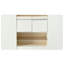 Commode de meuble-lavabo et de rangement avec plateau de table Modern Luxury