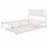 Full Size Platform Bed With Adjustable Trundle-913223821