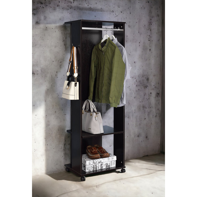 Kolen Espresso Finish Hall Tree