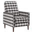 Fauteuil de 27 po de large en polyester capitonné