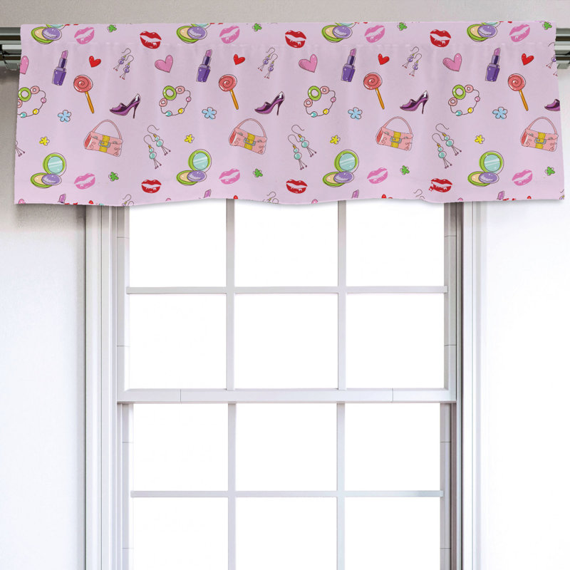 Sateen Ruffled Window Valance