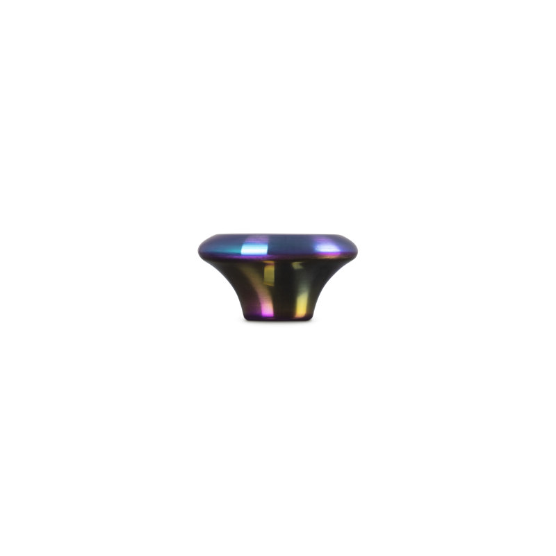 Signature Stainless Steel Knob, Purple/Green, 1.8" W