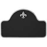 Fleur de Lis Lexington Arch Standard Two-Line Address Sign Plaque