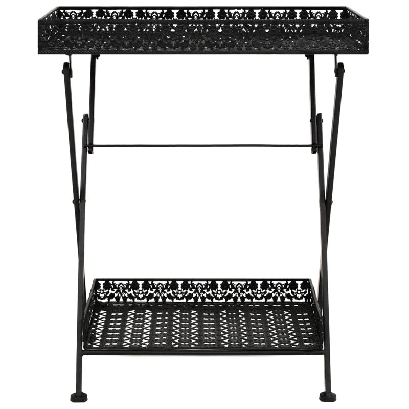 Geomar Cross Legs End Table