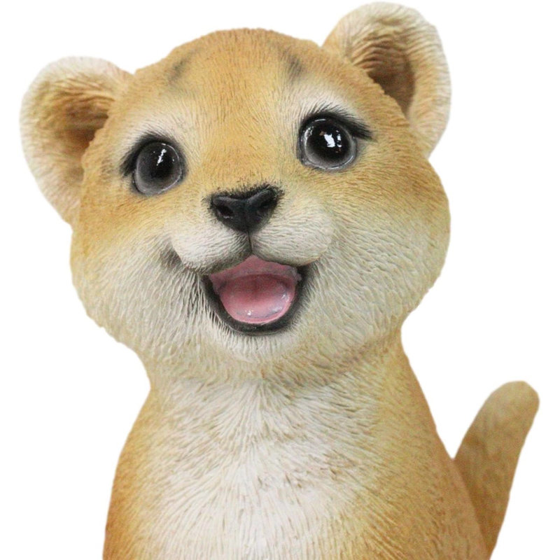 Figurine fantaisiste léopard avec un grand sourire