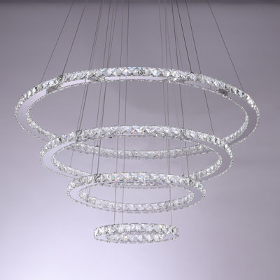 Luxama 4 - Light LED Tiered Chandelier