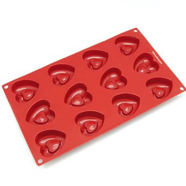 Set 3 Strawberry berry Mold silicone Ice cube Tray Chocolate Soap Candy  Candle
