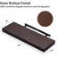 Ensemble de 2 tablettes flottantes Rustic Farmhouse - 24 po x 8 po x 1,6 po, finition noyer