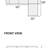 Polyfiber Sectional Sofa Living Room Furniture Reversible Chaise Couch Pillows Tufted Back Modular Sectionals (Sectional)-77832606-77832603-77832605