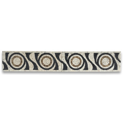 5.1 in. x 15 in. Marble Tile