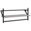 Dimick 6 Piece Wall Shelf Set with Bars Engineered Wood-2136771417