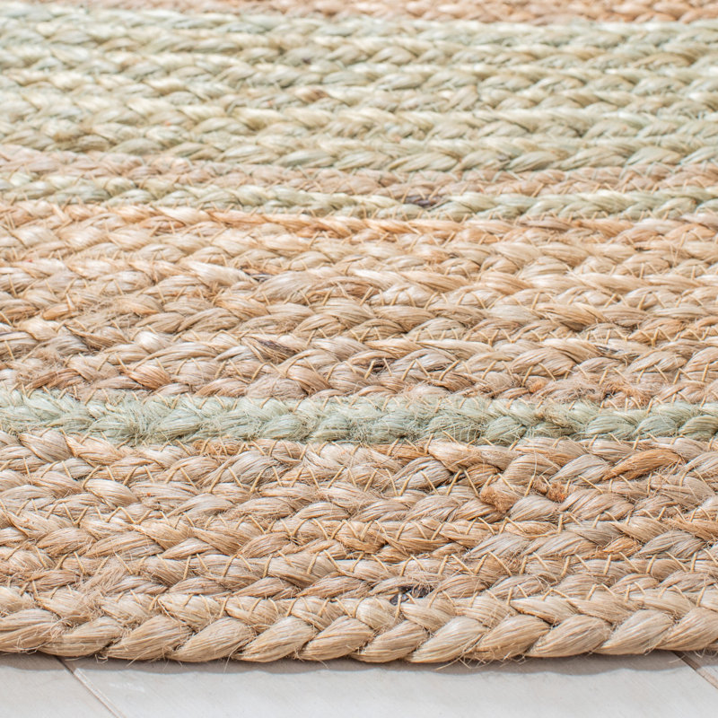Gast Natural Fiber Hand Woven Jute Rug, Round 6'