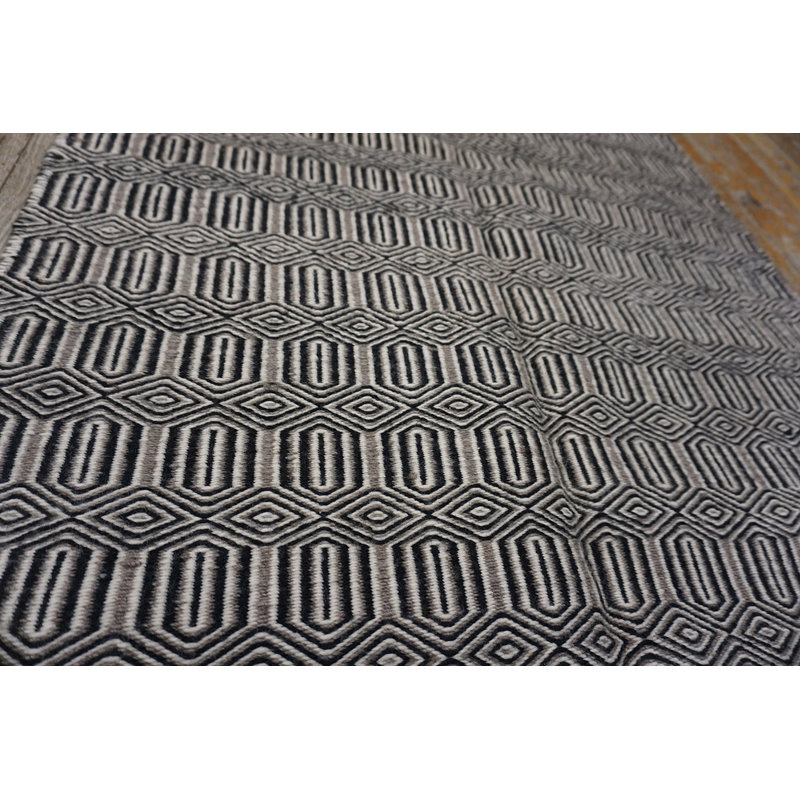 Antique Navajo American Gray 1940s Rug