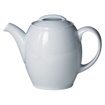 Théière blanche par Denby