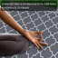 5*8ft Outdoor Rug for Patios Waterproof Reversible Rug Geometric Rug Lightweight Rug Plastic Straw Outdoor Rug for Outside, RV, Deck, Picnic, Beach, Trailer, Camping