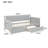 Twin Size Pine Wood Daybed With Two Storage Drawers, Easy Assembly-898283807