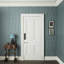 ARTIST'S STRIPE Wallpaper - Apatite 9'10" - full height wallpaper