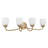 Jacobs 4-Light Bronze Gold Vanity Light-126075871