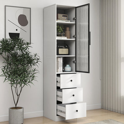 Armoire de rangement élégante, armoire de salon