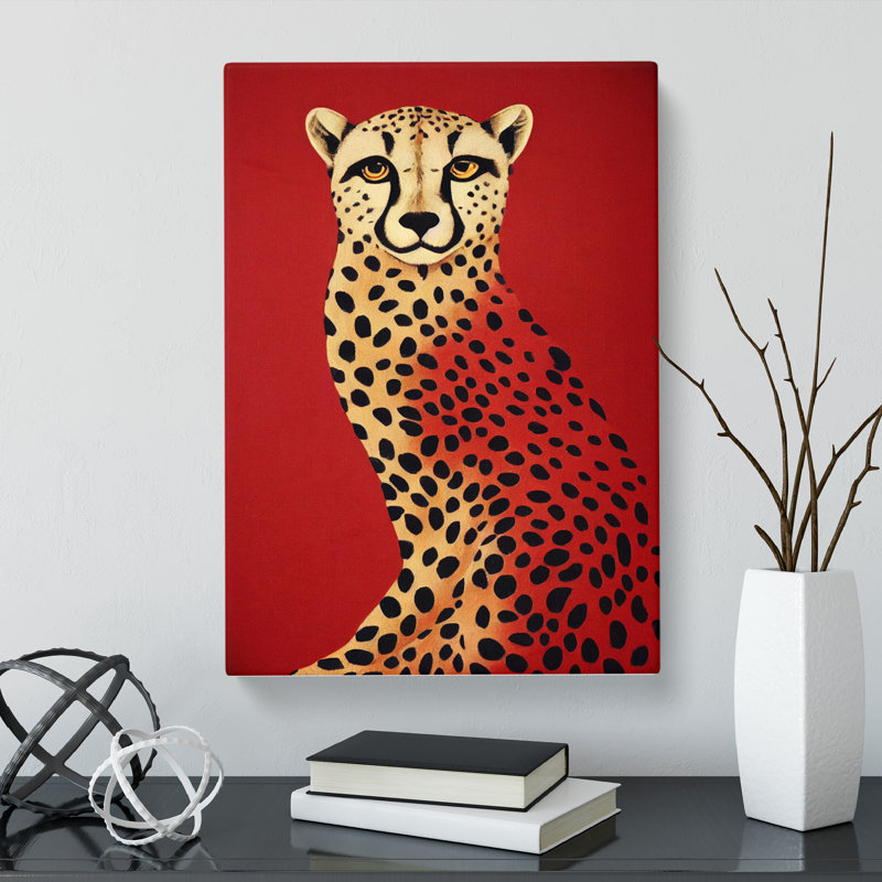 Unique Cheetah Vol.2 - Wrapped Canvas, 60cm H x 40cm W x 3cm D