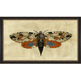 Crackled Moth 5 Painting