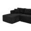 Canapé modulaire de 105 po avec canapé en forme de L et canapé-lit modulaire sans dossier de 105 po-1693997497-1693997502