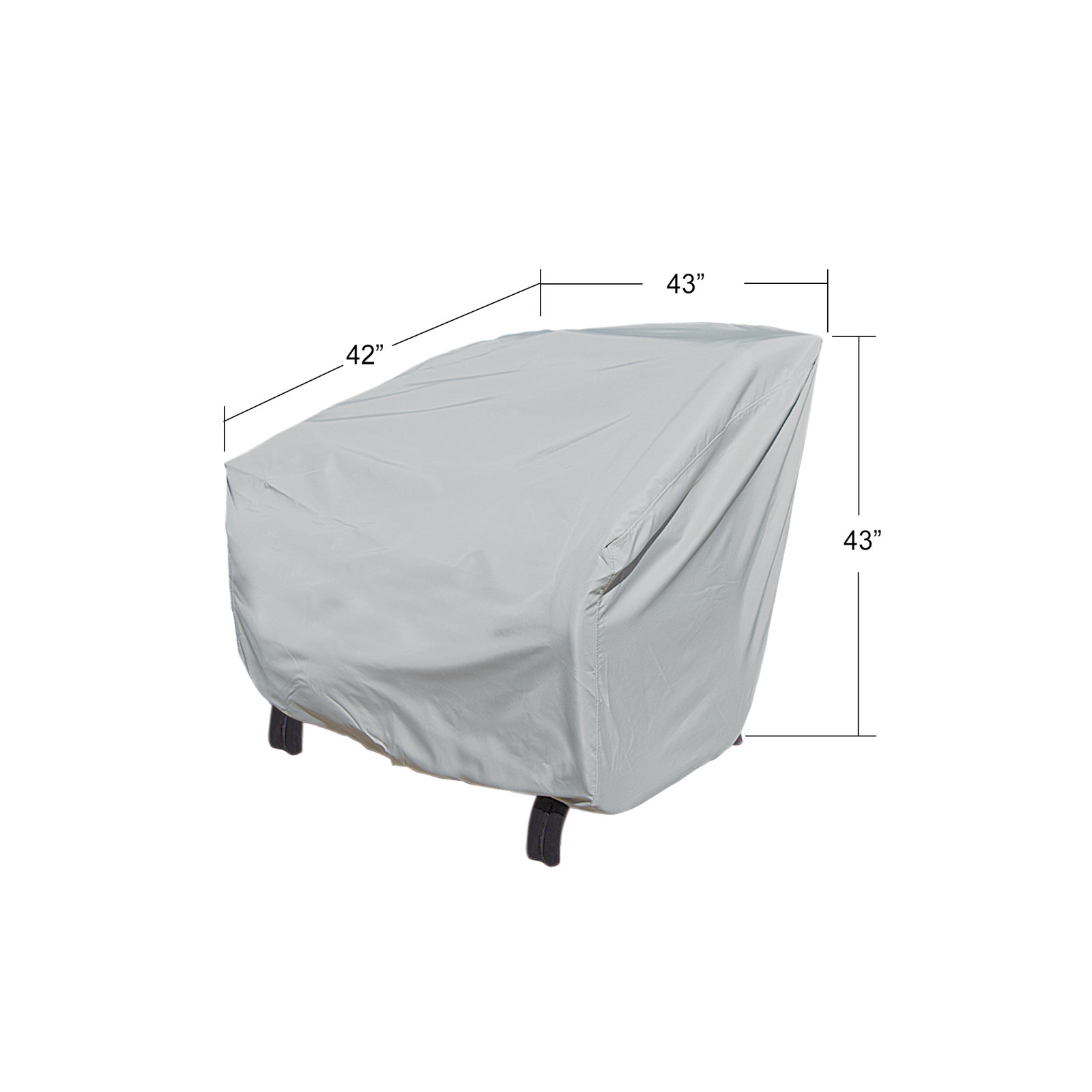 Evie Outdoor Patio Chaise Lounge Cover