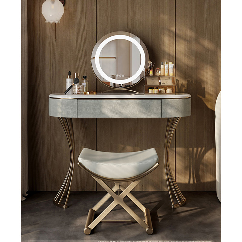 Coiffeuse moderne en pierre frittée