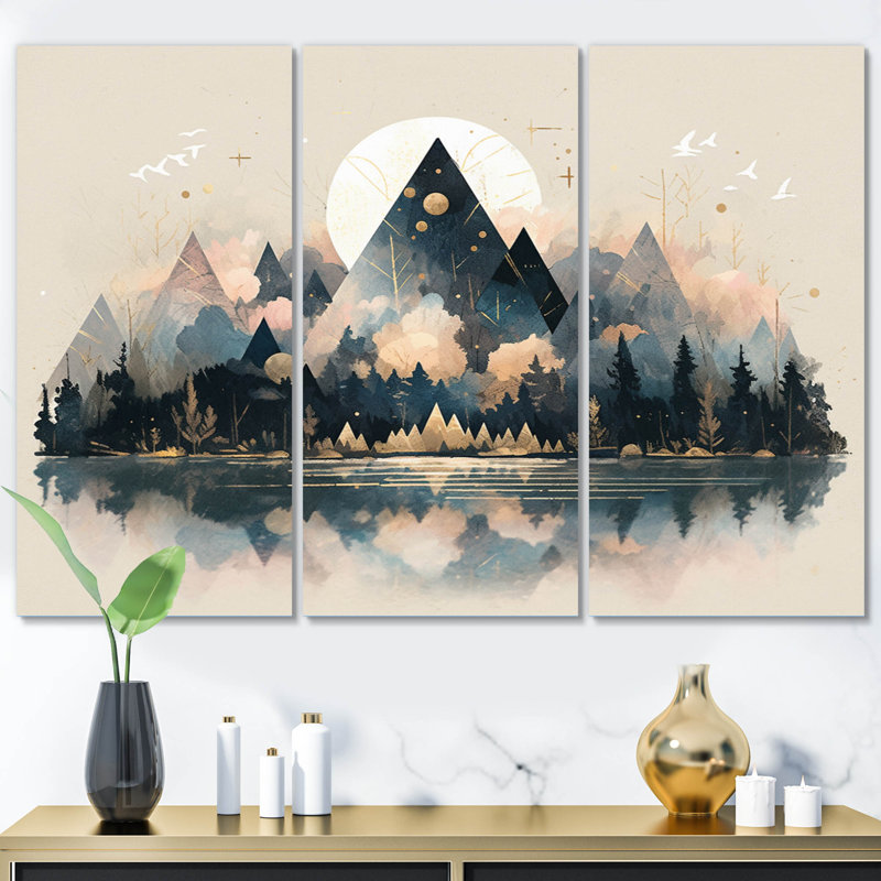 Rustic Abstract Wall Decor on Metal