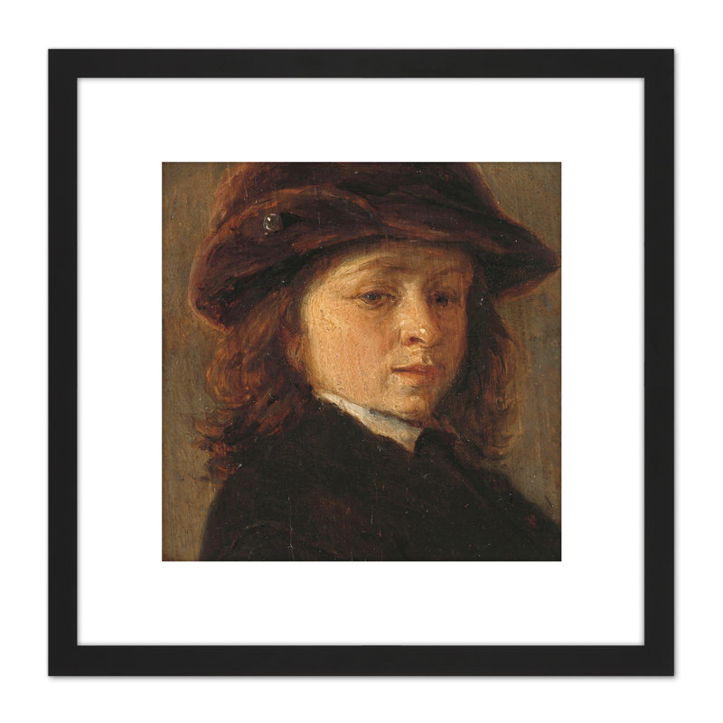 Portrait Of A Boy by Adriaen Van Ostade - Single Picture Frame Painting