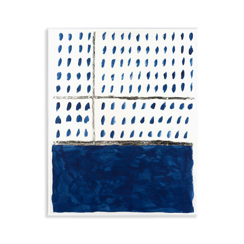 Modern Dot Pattern Wall Plaque Art by Michael Willett