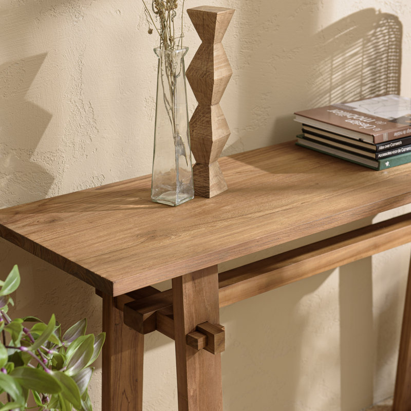 Chardae 140.5cm Solid Wood Console Table