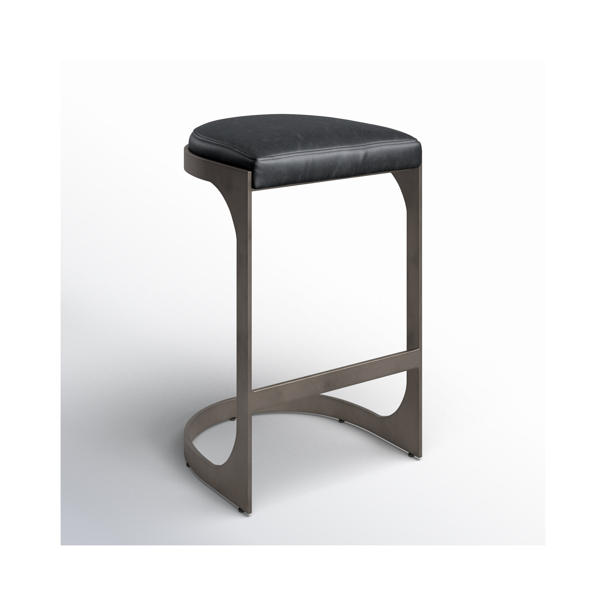 Bellesa Counter & Bar Stool, Bar Stool (28” Seat Height), Black