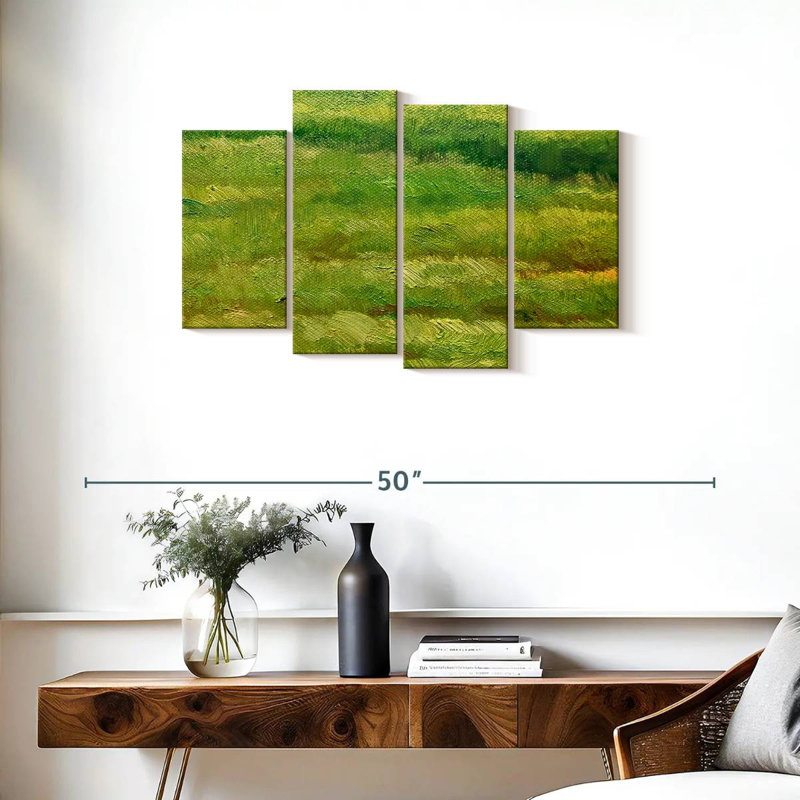Avery Green Fields, 22" H x 36" W