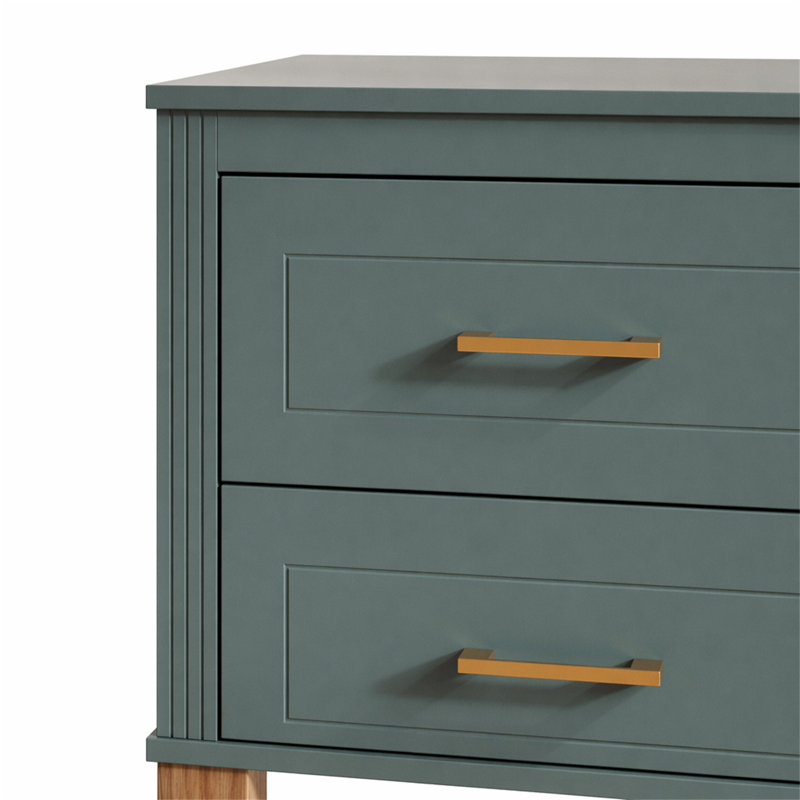 Table de chevet 2 tiroirs, Blue