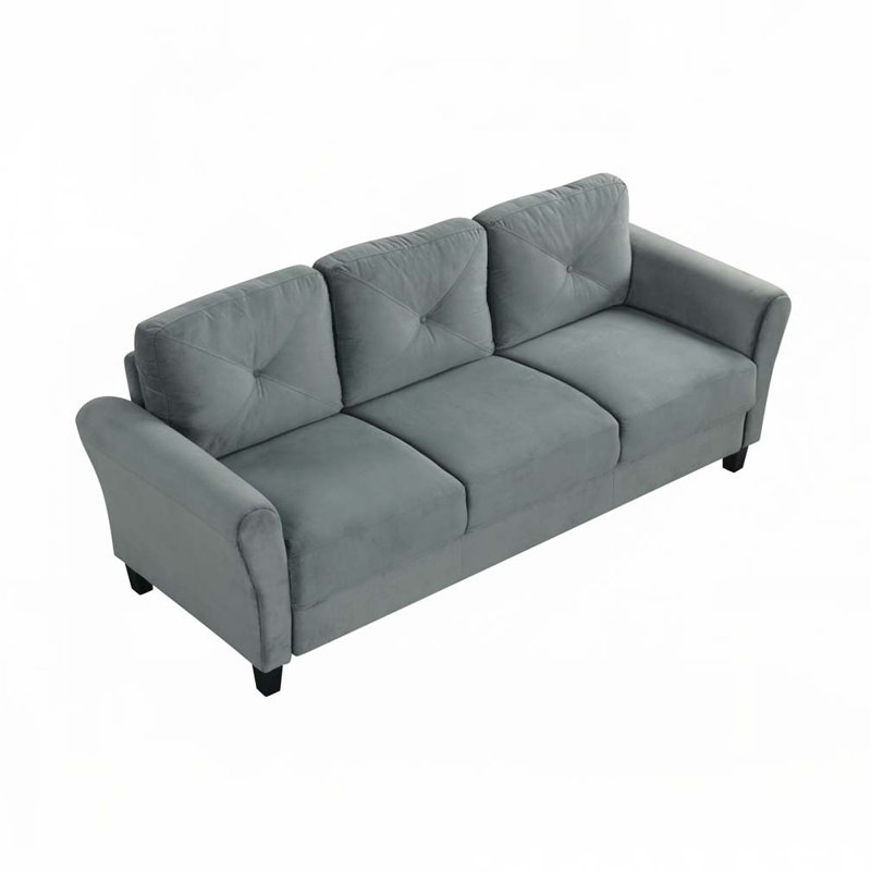 Velvet 3-Seat Sofa
