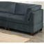 Spacieux chenille gris modulaire 8 pièces - Idéal pour le salon avec 3 chaises sans accoudoirs et des meubles contemporains, 4 canapés d'angle, chaises