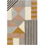 Laureate Geometric Handmade Tufted Wool Cream/Light Gray/Brown Area Rug-923842384