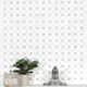 Bianco Dolomite 12.4 in. x 12.4 in. Polished Marble Mosaic Tile