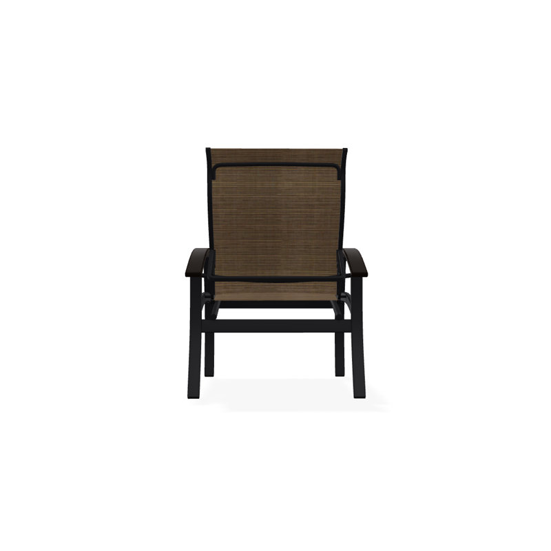 Chaise de patio Askar, Performance de l'écorce, Noir, Noir texturé