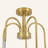 5-Light Sputnik Semi Flush Mount