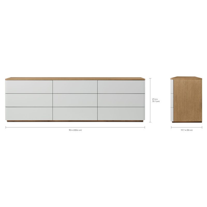 Seoul 9-Drawer Dresser, Natural