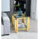 Allysah Glass Top End Table