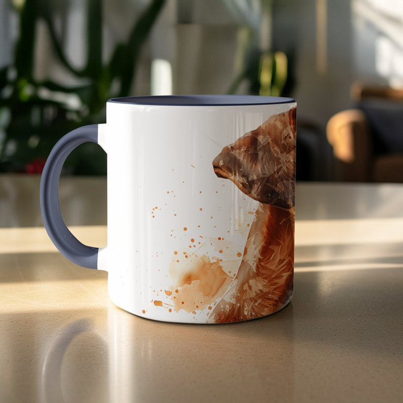 Ceramic Coffee Mug, 2, Navy