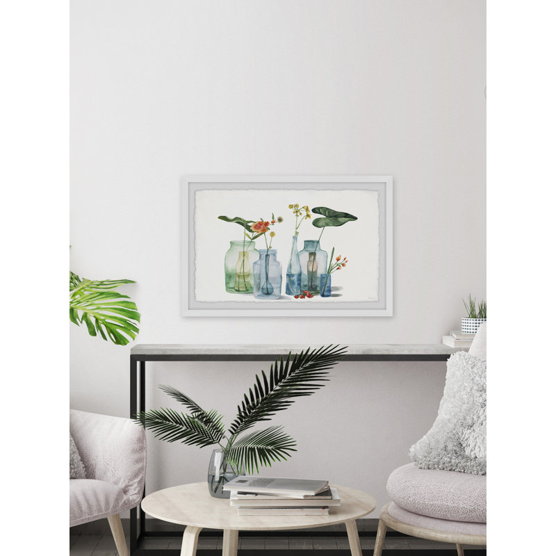 Bottles In Bottles by Parvez Taj - Single Picture Frame Painting, 38 cm H x 45 cm W