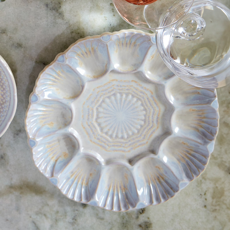 Cristal Stoneware Appetizer Plate